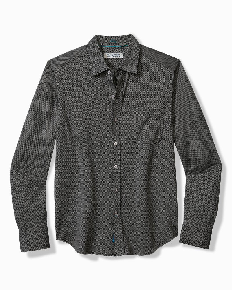 Tommy Bahama | San Lucio Knit Stretch Shirt / Coal
