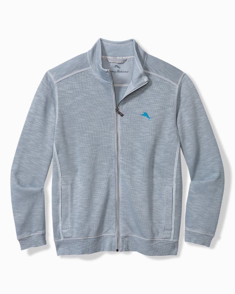 Tommy Bahama | Tobago Bay Full-Zip Sweatshirt / Iced Slate