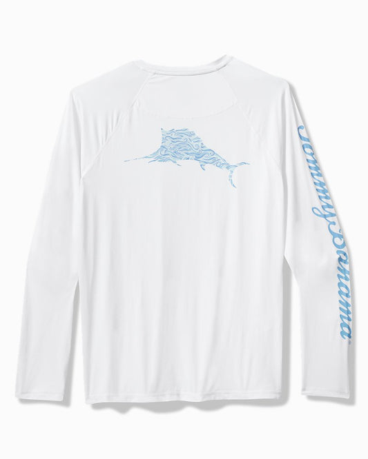 Tommy Bahama | Chill Time Surf IslandZone® Rash Guard / White