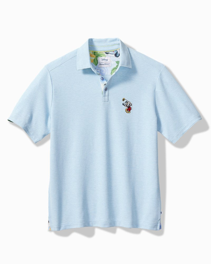 Tommy Bahama | Disney Postcard to Paradise Five O'Clock Polo / Light Sky Hthr