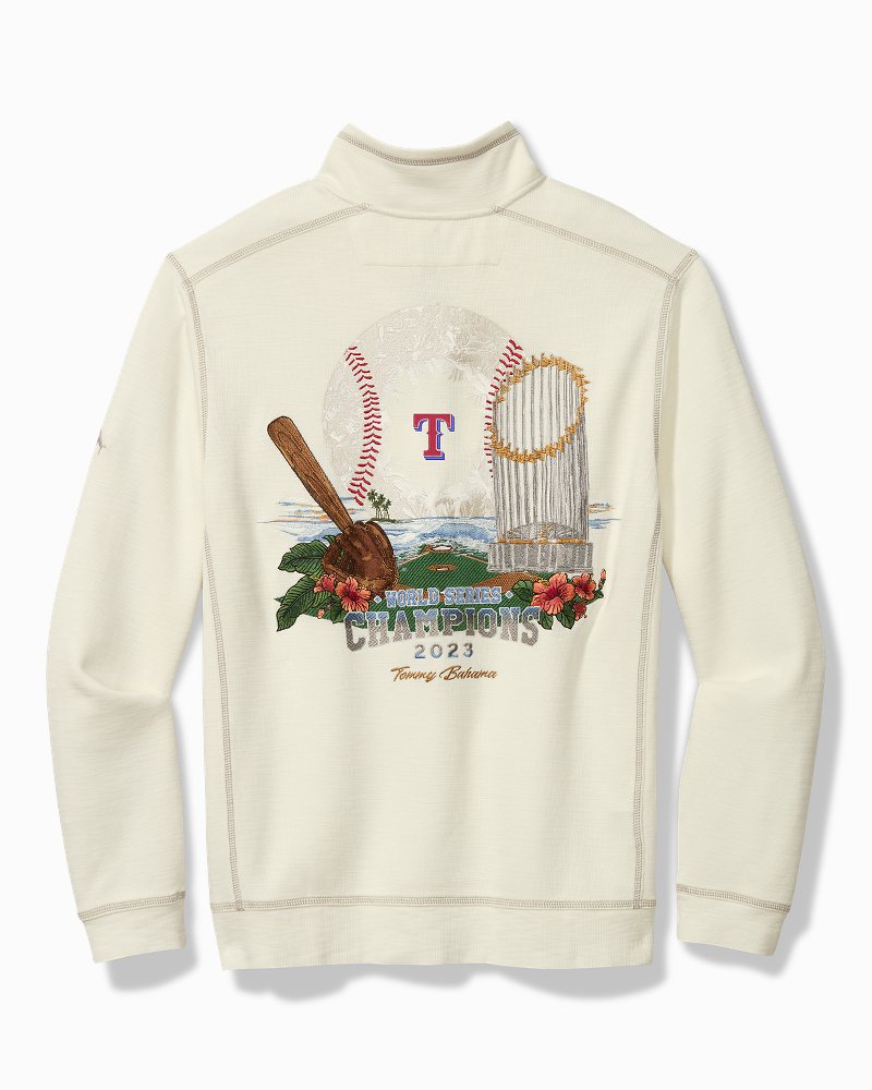 Tommy Bahama | 2023 MLB® World Series™ Tobago Bay Half-Zip Sweatshirt / texas_rangers