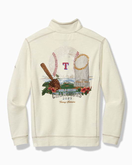 Tommy Bahama | 2023 MLB® World Series™ Tobago Bay Half-Zip Sweatshirt / texas_rangers