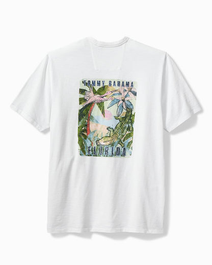 Tommy Bahama | Later Gator Short-Sleeve Lux T-Shirt / White