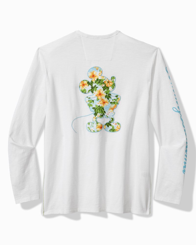 Tommy Bahama | Disney Postcard to Paradise Long-Sleeve Lux T-Shirt / White