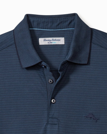 Tommy Bahama | Bay Stripe IslandZone® Polo / Ocean Deep