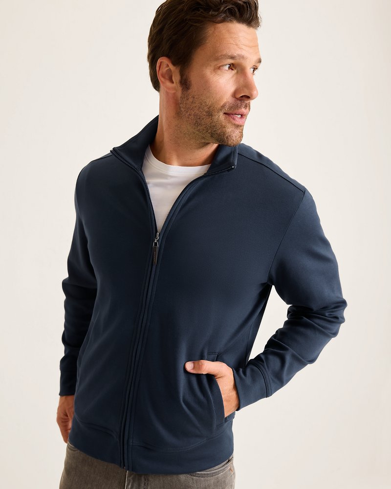Tommy Bahama | Martinique Full-Zip Jacket / Ocean Deep