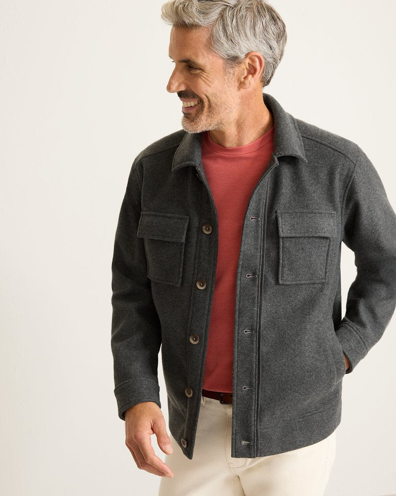 Tommy Bahama | Silver Lake CPO Shirt Jacket / Coal