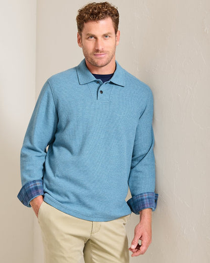 Tommy Bahama | Las Arias Sweatshirt Polo / Corfu Blue Heather