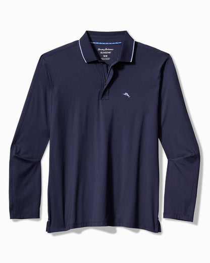 Tommy Bahama | Palm Desert Fairway IslandZone® Long-Sleeve Polo / Aleutian Night