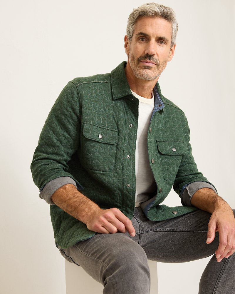 Tommy Bahama | Cobble Hill CPO Shirt Jacket / Juniper