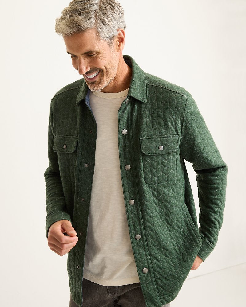 Tommy Bahama | Cobble Hill CPO Shirt Jacket / Juniper