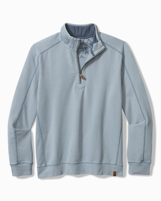 Tommy Bahama | Ben & Terry Half-Zip Sweatshirt / Norse Blue