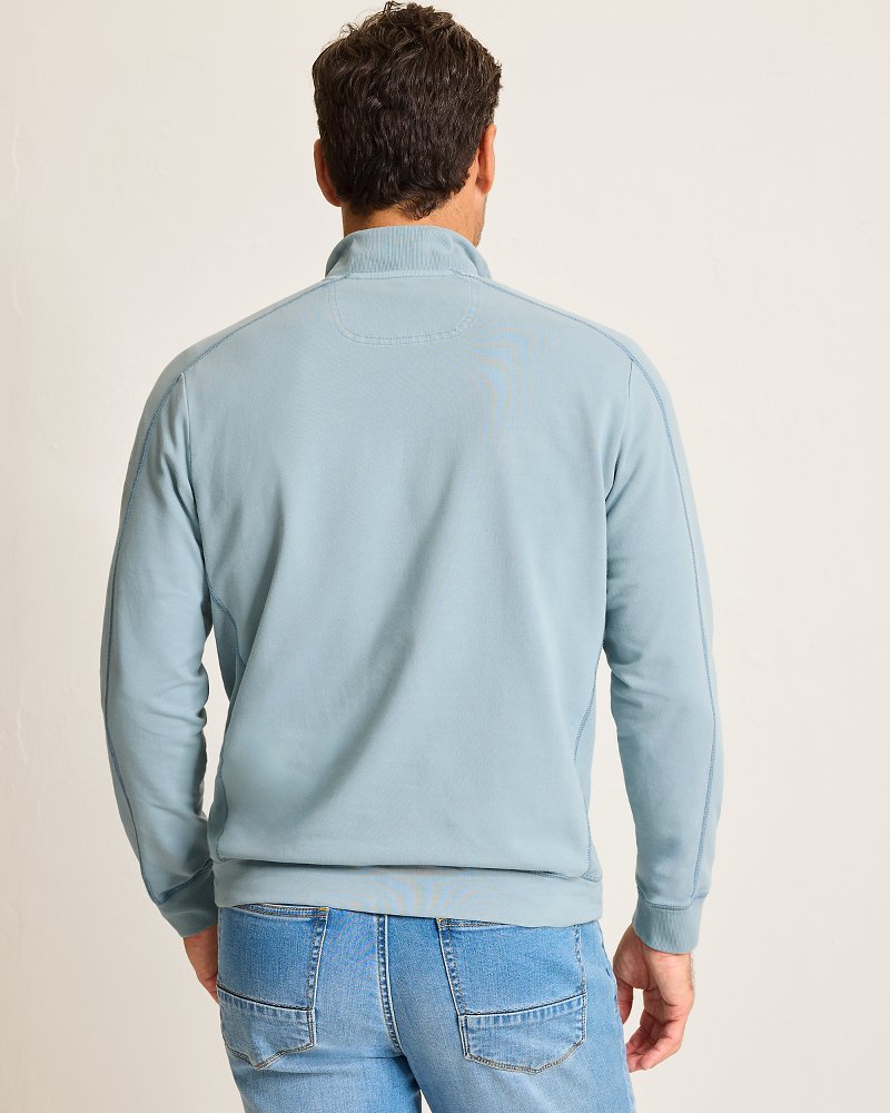 Tommy Bahama | Ben & Terry Half-Zip Sweatshirt / Norse Blue