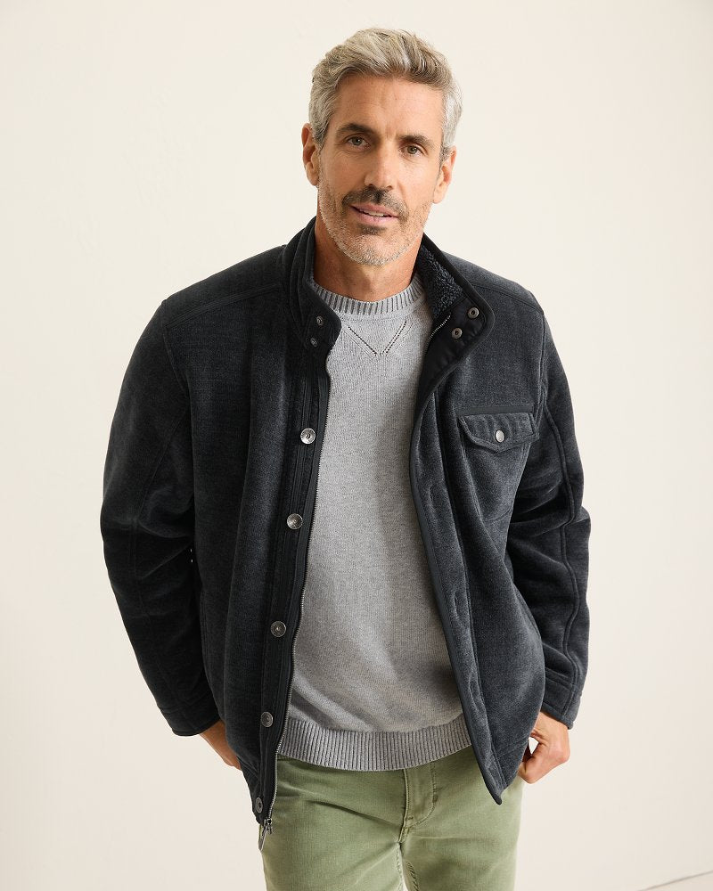 Tommy Bahama | Sumner Fleece Shirt Jacket / Navy