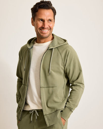 Tommy Bahama | Ben & Terry Full-Zip Sweatshirt / Tea Leaf