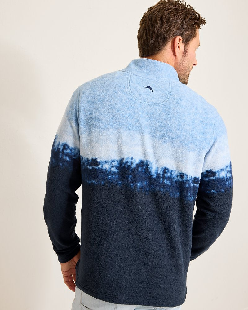 Tommy Bahama | Azul Tides Ombré Half-Zip Sweatshirt / Blues