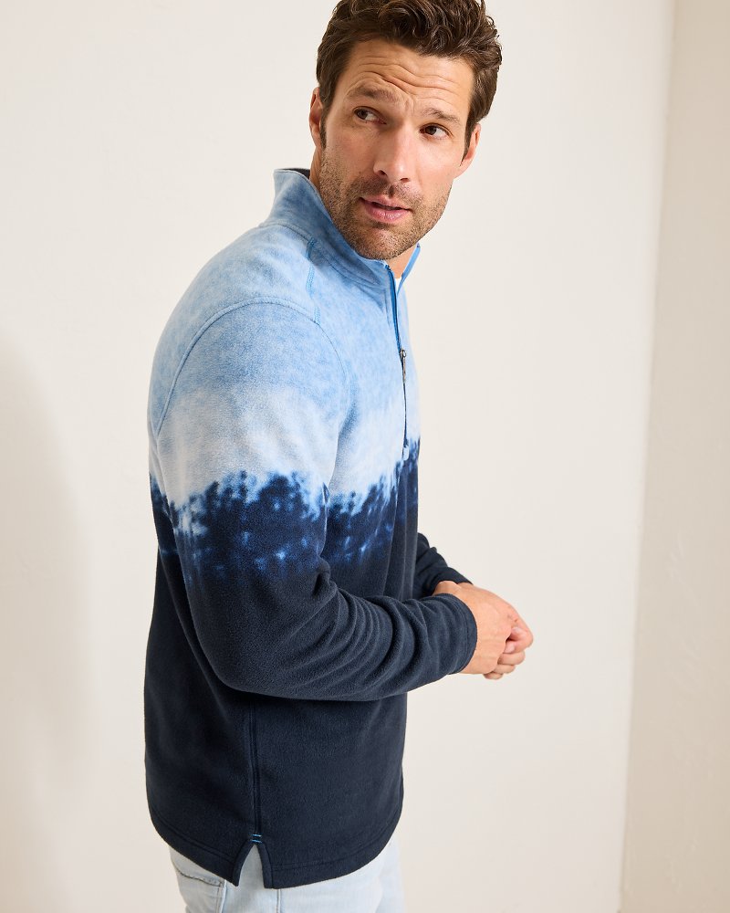 Tommy Bahama | Azul Tides Ombré Half-Zip Sweatshirt / Blues