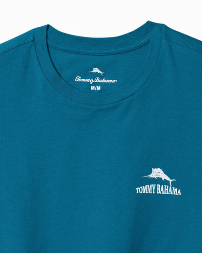 Tommy Bahama | Always Look at the Big Pitcher Graphic T-Shirt / Blue Allure