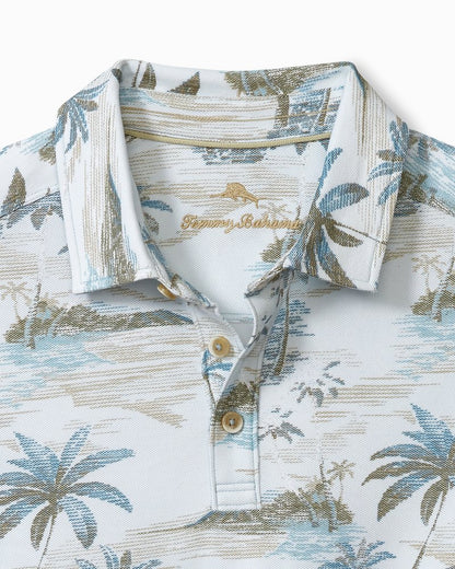 Tommy Bahama | Oceanic Oasis IslandZone® Polo / Sterling Blue