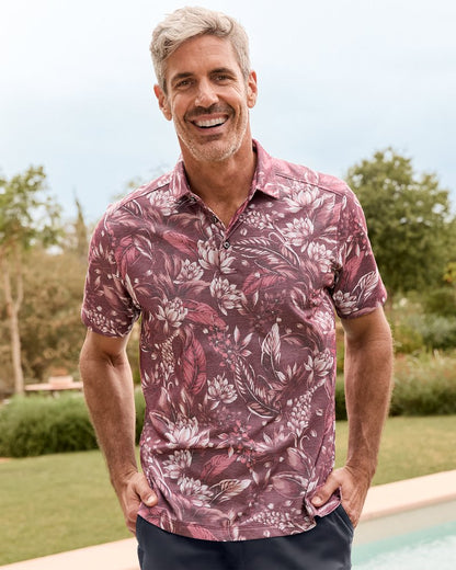 Tommy Bahama | Midnight Excursions IslandZone® Polo / Cherry Stone