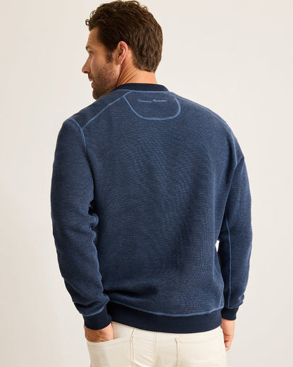 Tommy Bahama | Flip Coast Reversible Abaco Sweatshirt / Blue Note Heather