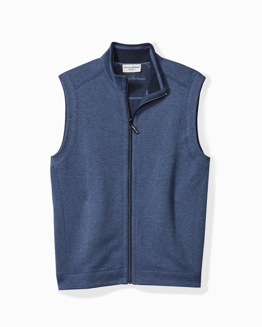 Tommy Bahama | Flip Coast Reversible Vest / Blue Note Heather