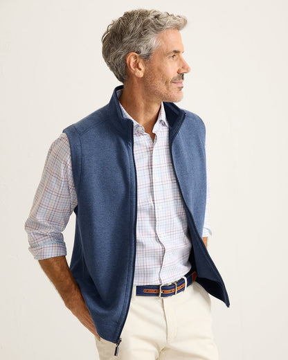 Tommy Bahama | Flip Coast Reversible Vest / Blue Note Heather