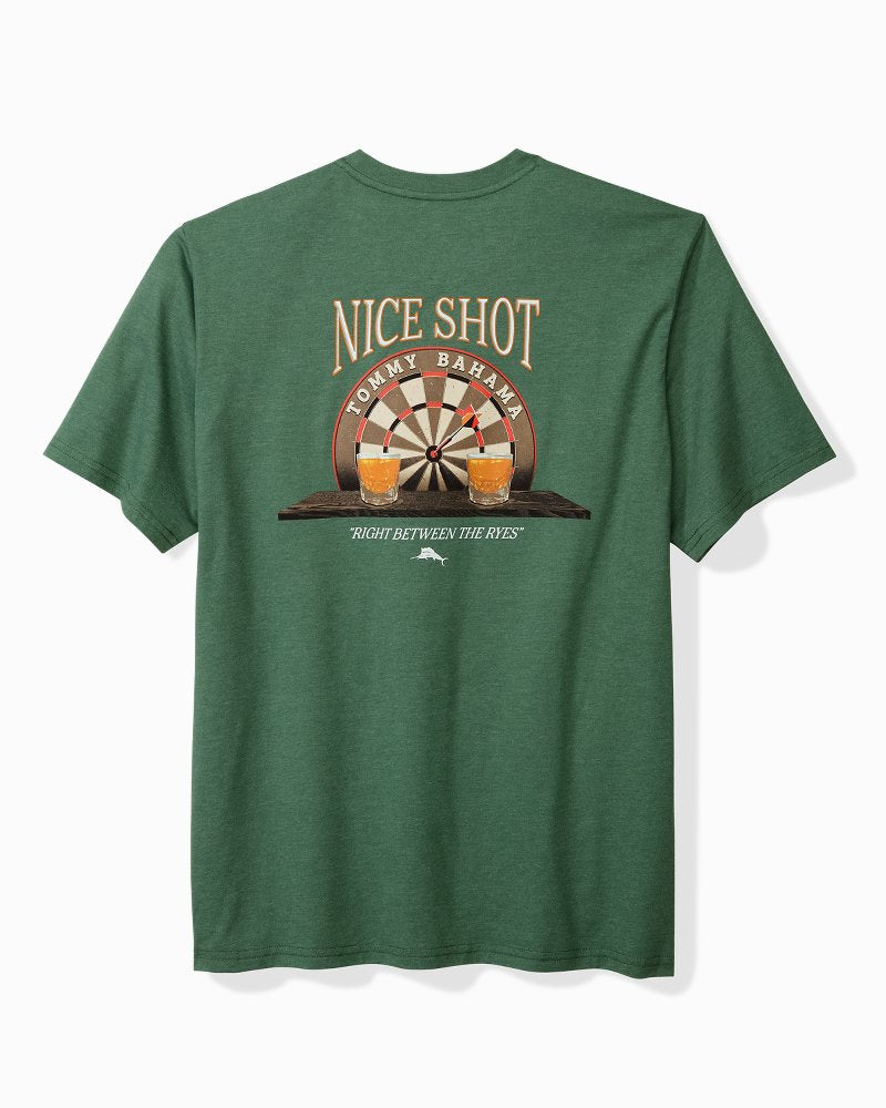 Tommy Bahama | Between the Ryes Graphic Pocket T-Shirt / Green Meadow Heather