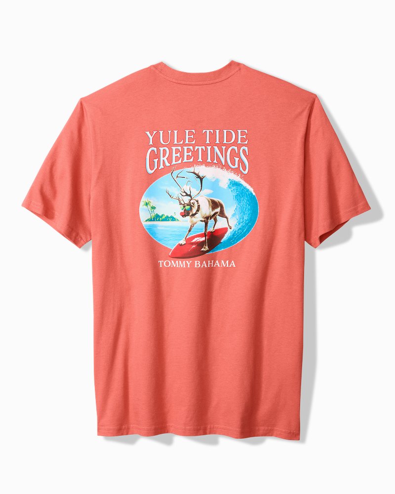 Tommy Bahama | Yule Tide Greetings Graphic T-Shirt / Red Ginger
