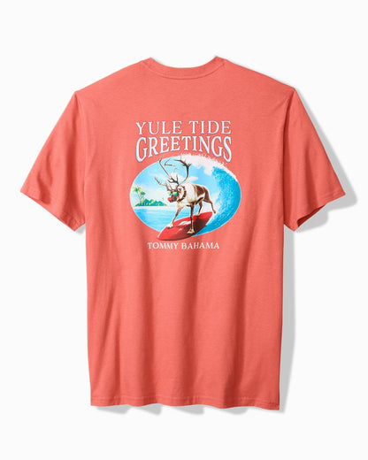Tommy Bahama | Yule Tide Greetings Graphic T-Shirt / Red Ginger
