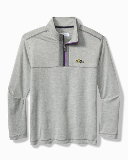 Tommy Bahama | NFL High Score Half-Zip IslandZone® Sweatshirt / baltimore_ravens