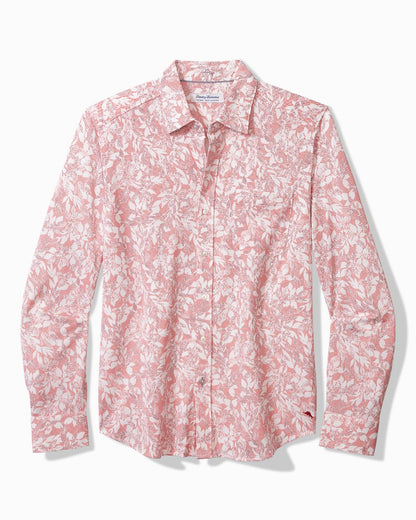Tommy Bahama | San Lucio Casa Vines Knit Stretch Shirt / Rose Red