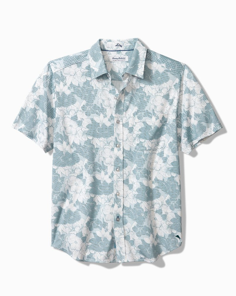 Tommy Bahama | San Lucio Cali Blooms Knit Stretch Shirt / Seven Seas