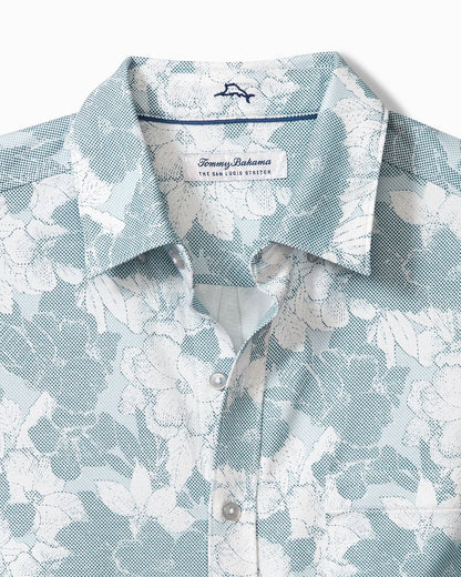 Tommy Bahama | San Lucio Cali Blooms Knit Stretch Shirt / Seven Seas