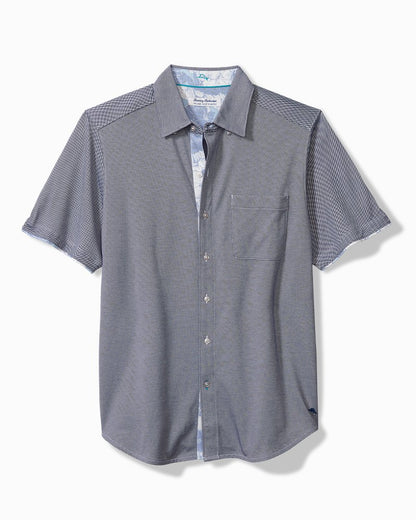 Tommy Bahama | San Lucio Cali Blooms Happy Hour Knit Stretch Shirt / Bering Blue