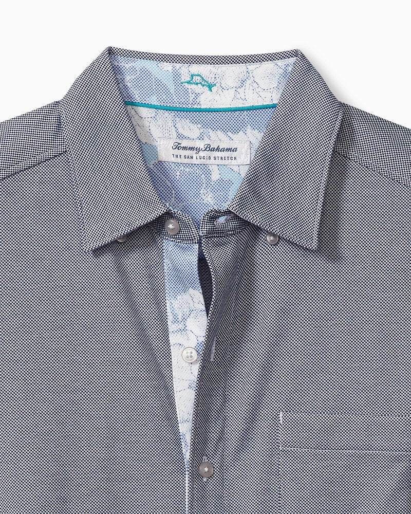 Tommy Bahama | San Lucio Cali Blooms Happy Hour Knit Stretch Shirt / Bering Blue