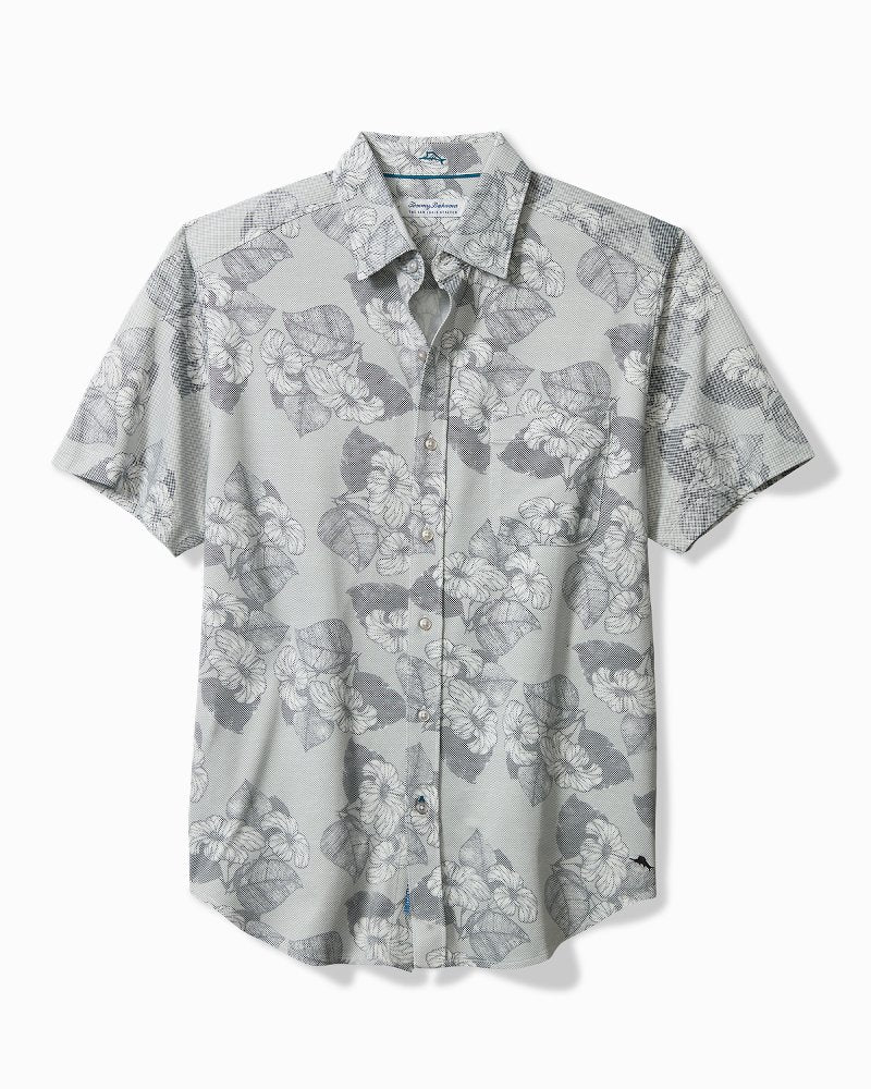 Tommy Bahama | San Lucio Harbor Garden Knit Stretch Shirt / Ash Grey