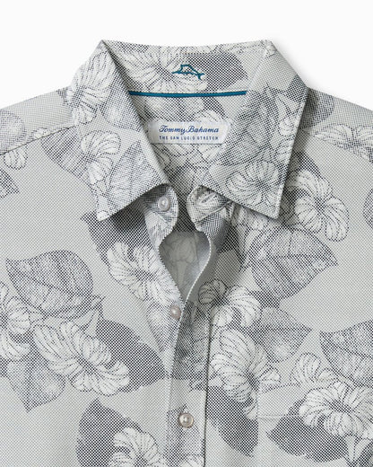 Tommy Bahama | San Lucio Harbor Garden Knit Stretch Shirt / Ash Grey