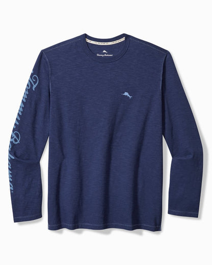 Tommy Bahama | Azul Palms Long-Sleeve Lux T-Shirt / Island Navy