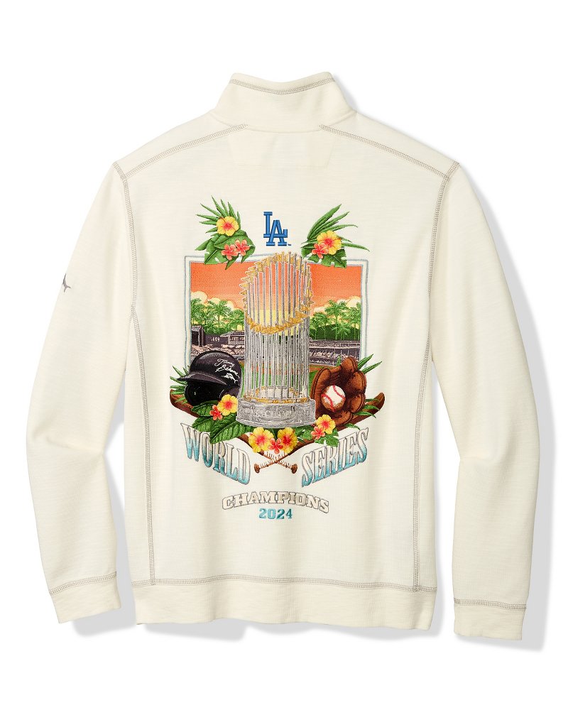 Tommy Bahama | 2024 MLB® World Series™ Tobago Bay Half-Zip Sweatshirt / los_angeles_dodgers