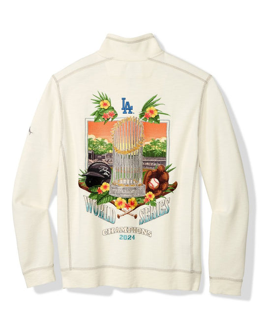 Tommy Bahama | 2024 MLB® World Series™ Tobago Bay Half-Zip Sweatshirt / los_angeles_dodgers