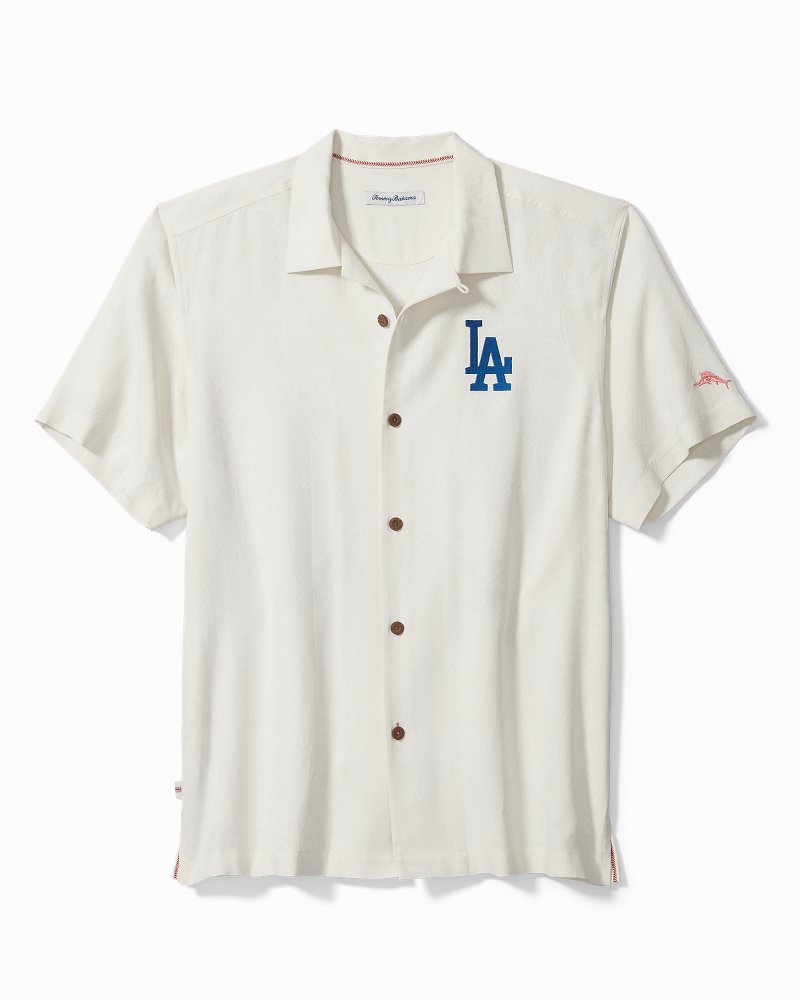 Tommy Bahama | Go Big or Go Home Silk Camp Shirt / los_angeles_dodgers