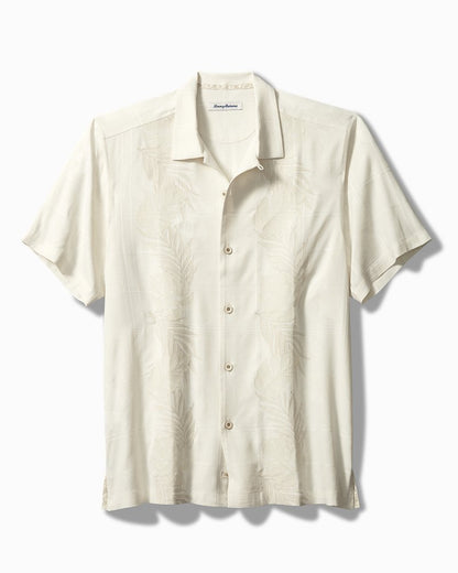 Tommy Bahama | Del Palms Embroidered Silk Camp Shirt / Continental