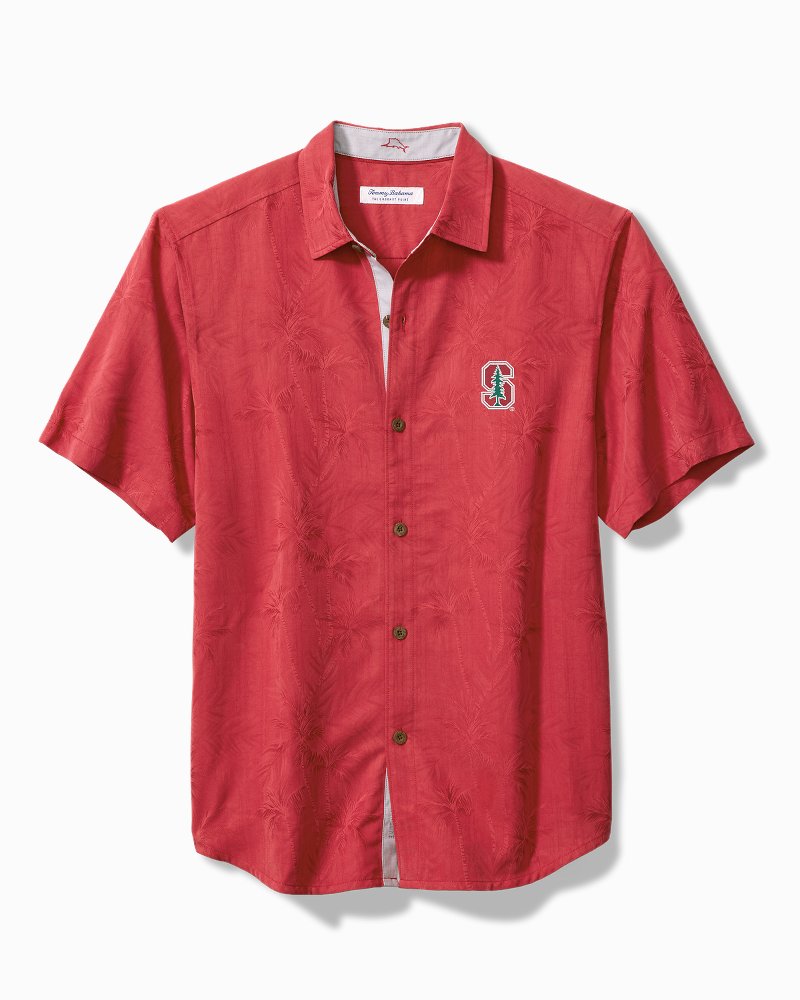 Tommy Bahama | Collegiate Coconut Point Palm Vista IslandZone® Camp Shirt / Stanford