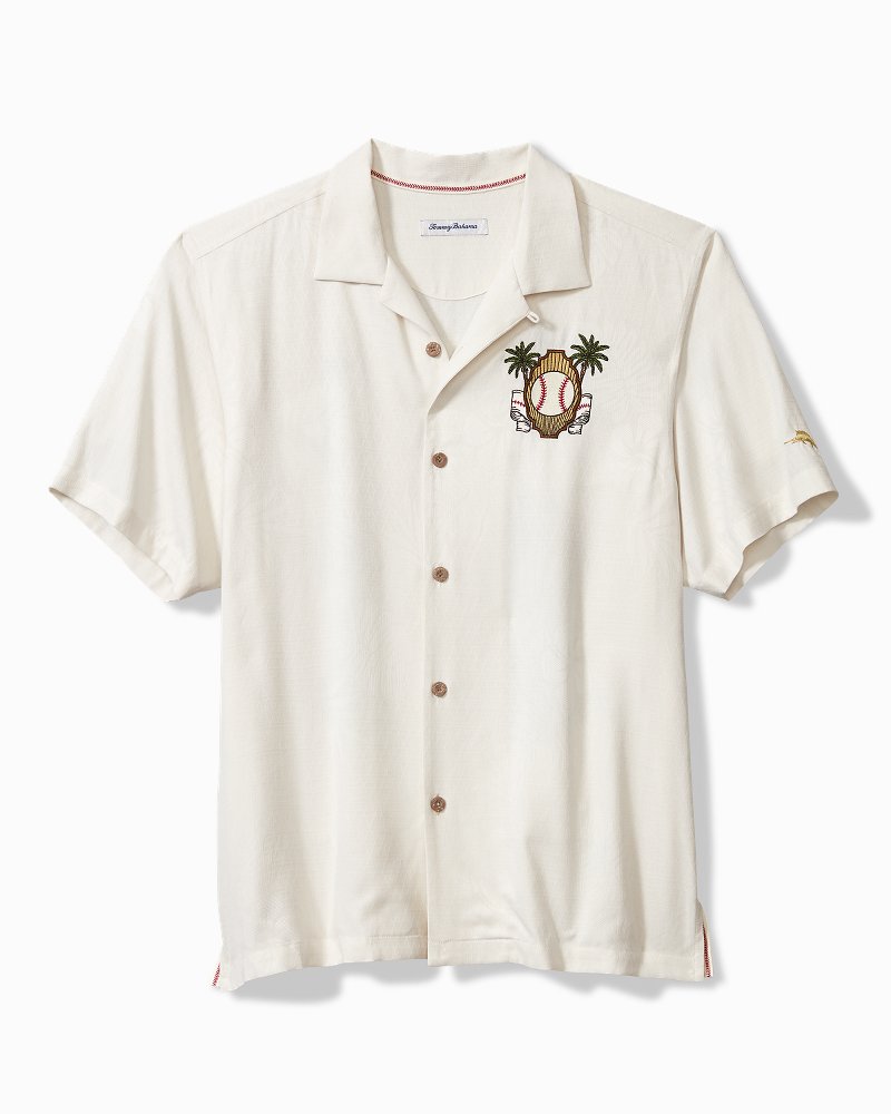 Tommy Bahama | <i>MLB®</i> Pitcher's Paradiso Silk Camp Shirt / new_york_yankees