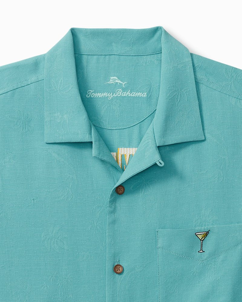 Tommy Bahama | Retro Lounge Silk Camp Shirt / Como Blue