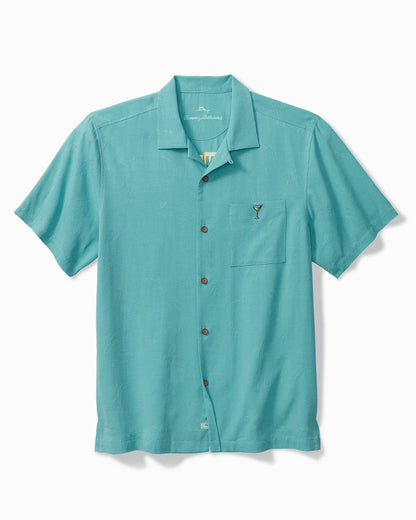 Tommy Bahama | Retro Lounge Silk Camp Shirt / Como Blue