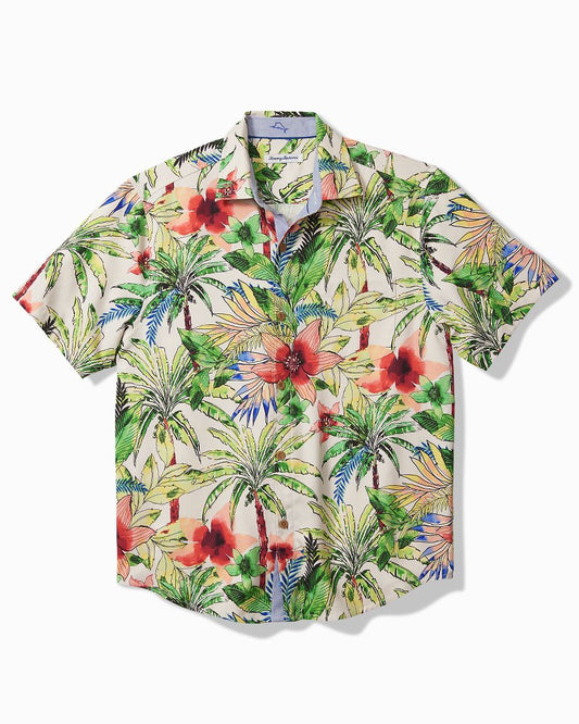 Tommy Bahama | Tepito Garden IslandZone® Camp Shirt / Coconut Cream