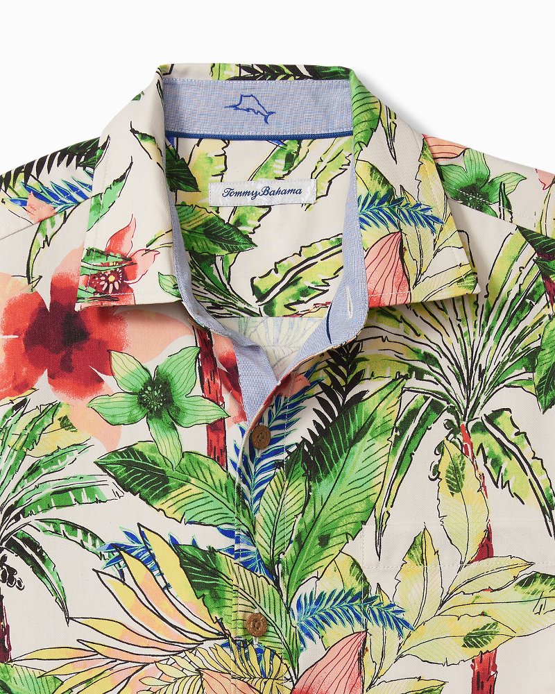 Tommy Bahama | Tepito Garden IslandZone® Camp Shirt / Coconut Cream