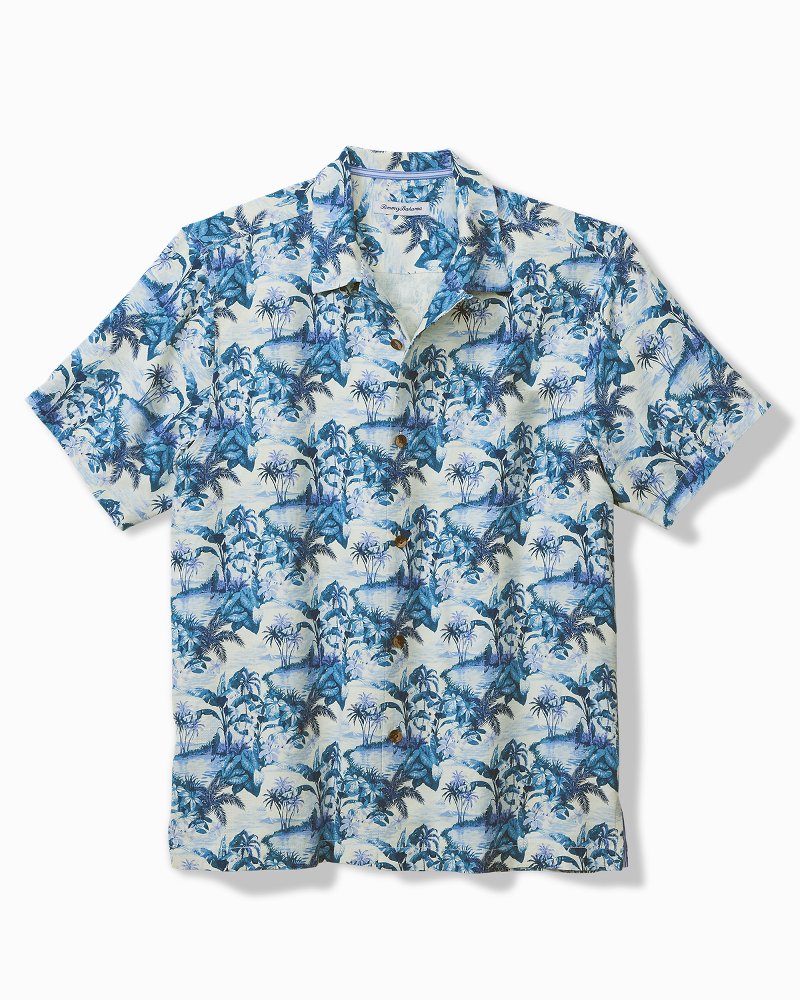 Tommy Bahama | Hidden Horizons Silk Camp Shirt / Myka Blue